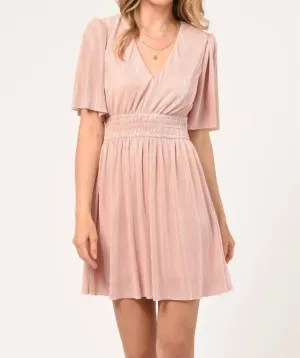 Adelyn Rae - Jenis Plisse Mini Dress