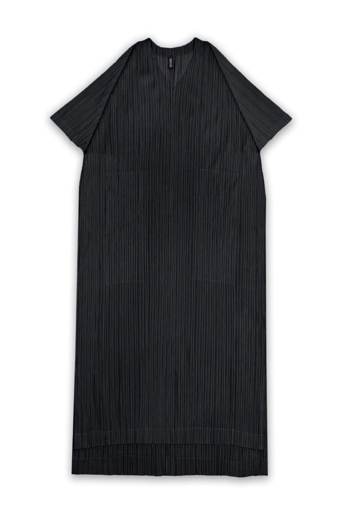 (Back in Stock) Erika Summer Plissé Satin Vneck Dress
