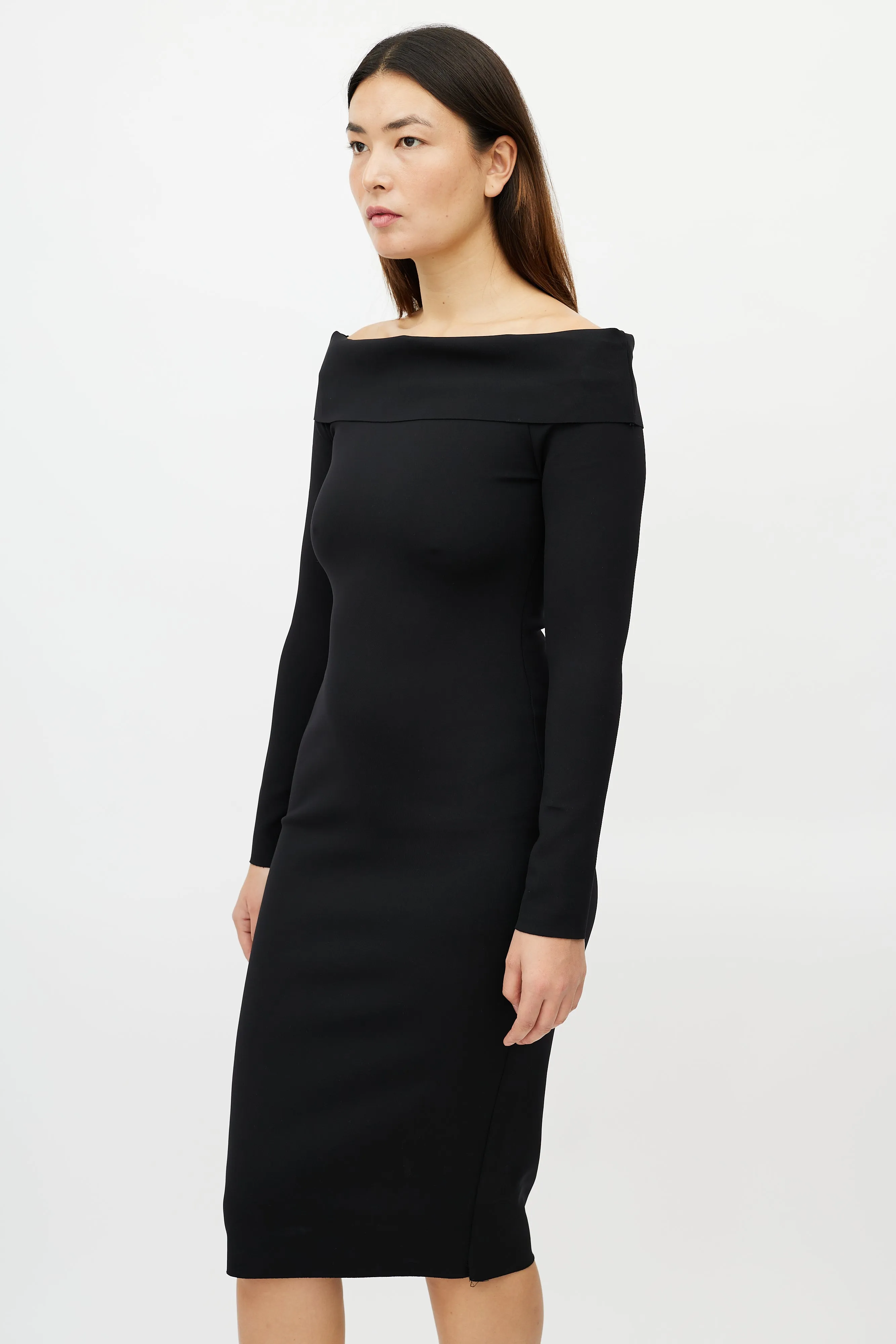 Black Off The Shoulder Dress