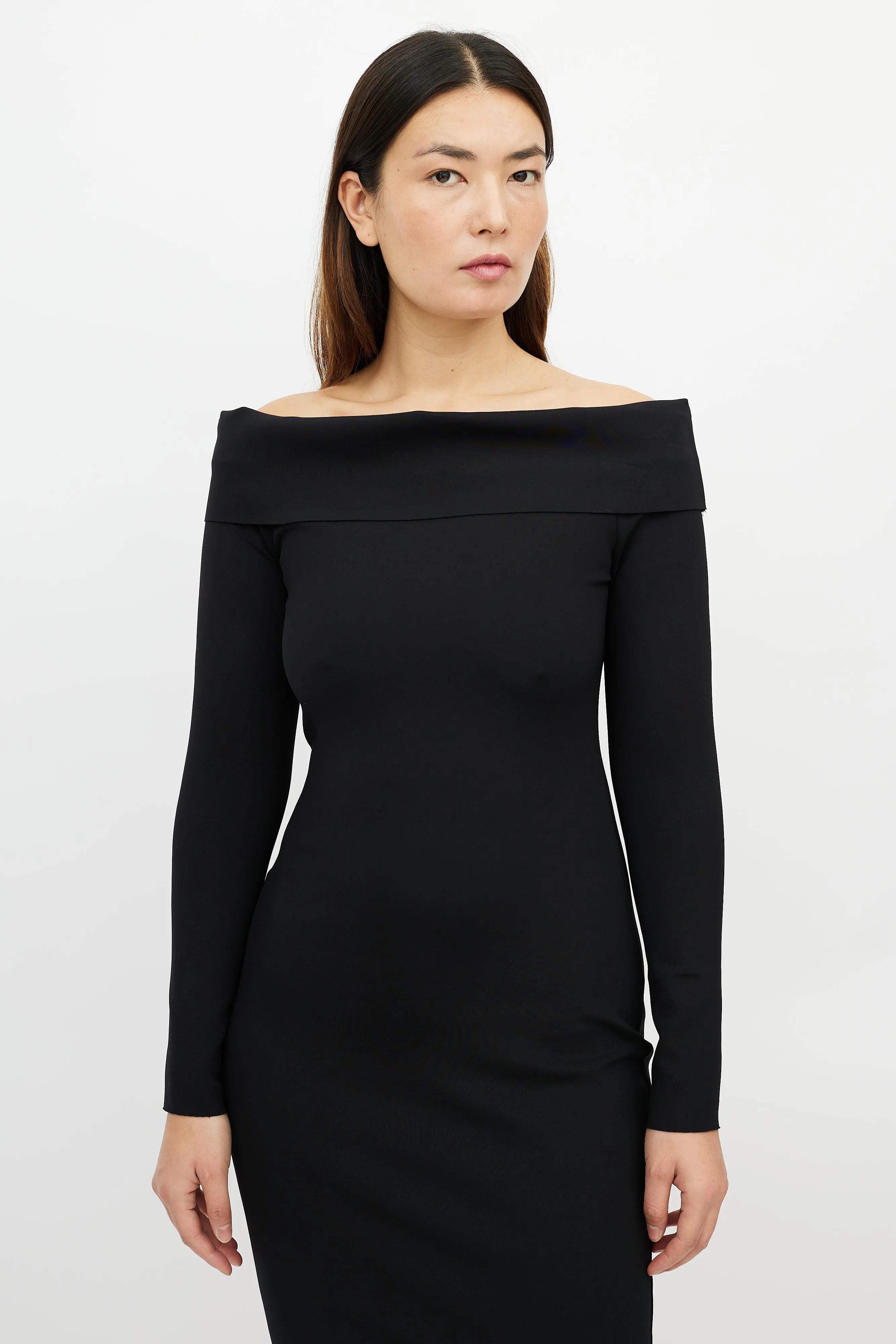 Black Off The Shoulder Dress