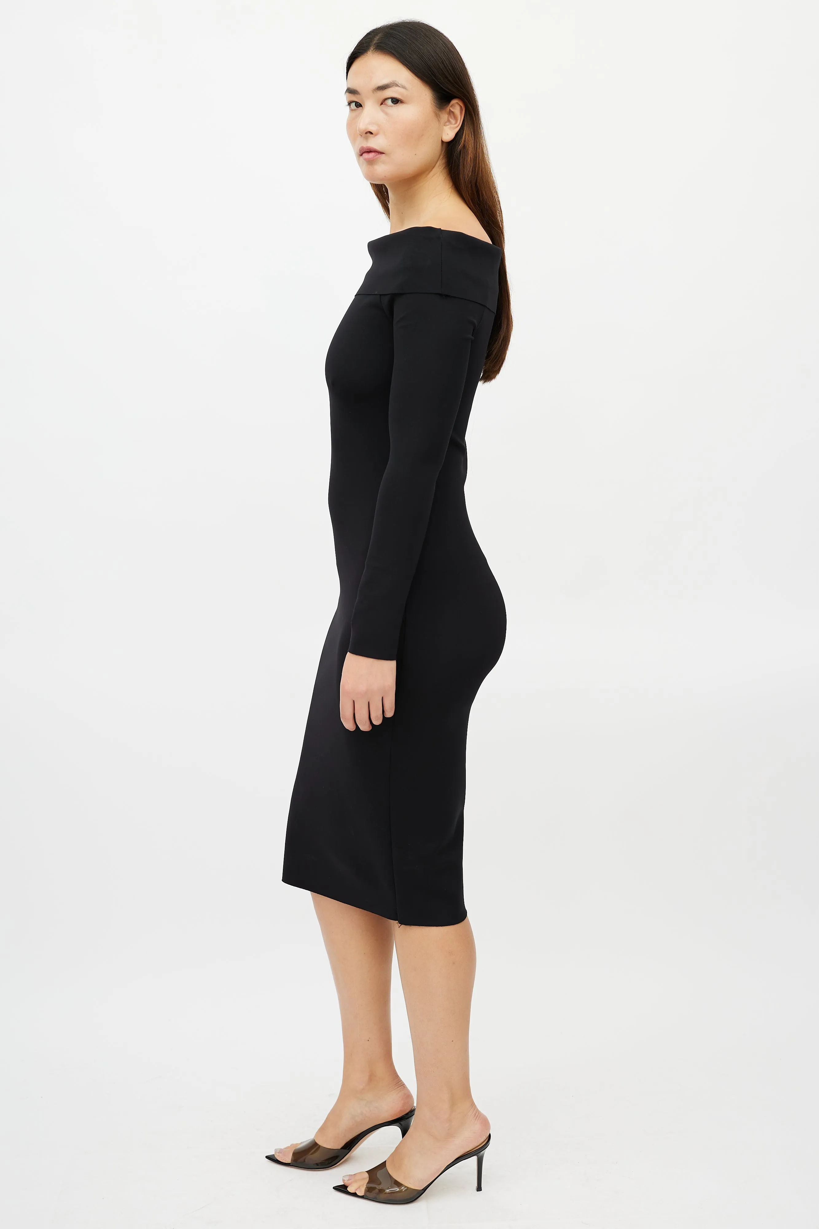 Black Off The Shoulder Dress
