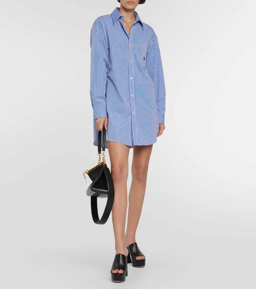 Etro Pegaso pinstriped cotton shirt