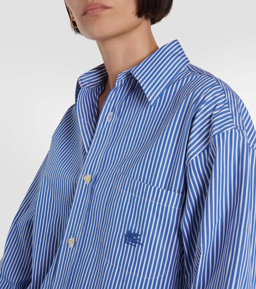Etro Pegaso pinstriped cotton shirt