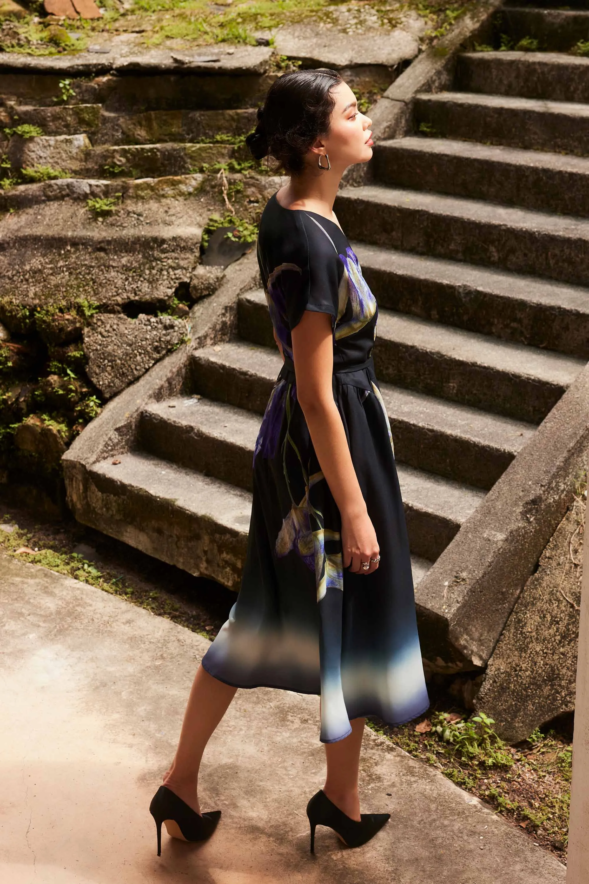 Fit & Flare Maxi (Delphinium)