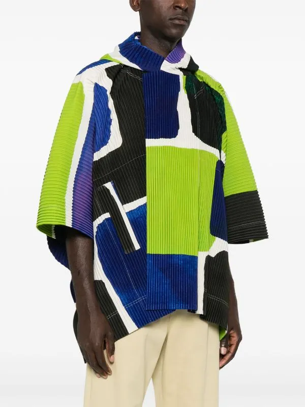 Landscape Blouson Jacket - Blue