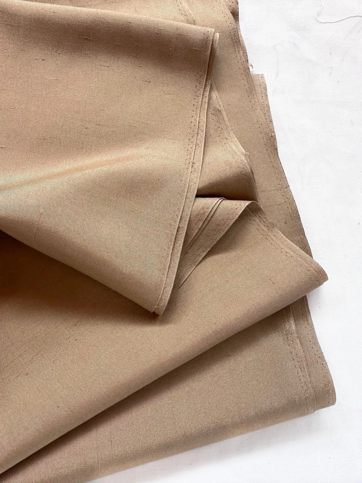 Linen Weave Dupioni Silk